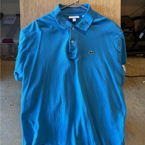 Lacoste Men's Blue Polo Shirt Size 7 (XXL)